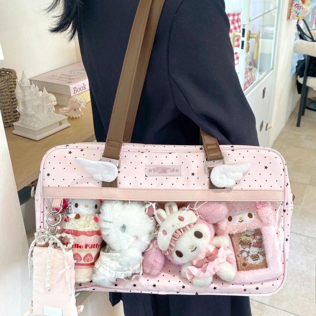 New Original Design Girl Sweet Y2k Ita Bag Cute JK Uniform Ulzzang Shoulder Bag Daily Commuting