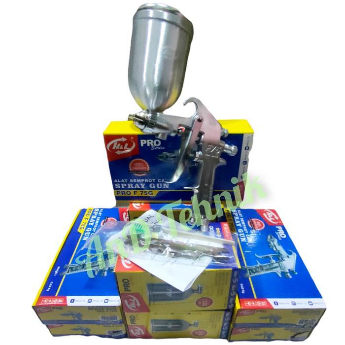 SPRAY GUN H&L F75G / SPRAYGUN F75 H&L TABUNG ATAS