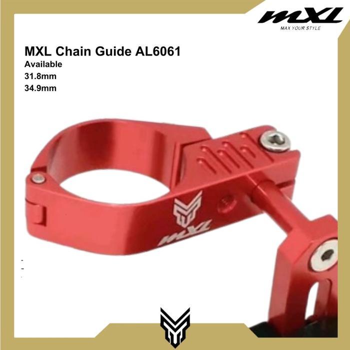 CHAIN GUIDE MXL PELINDUNG RANTAI SEPEDA BICYCLE CHAIN GUARD STAINLESS