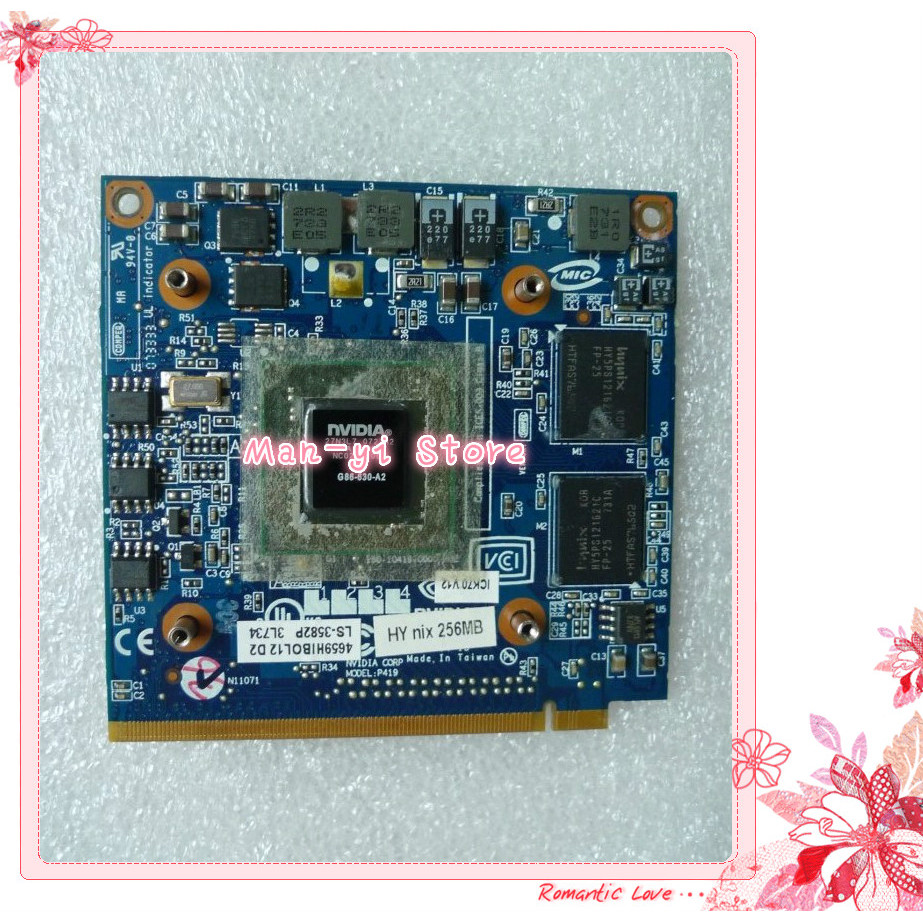 For Acer Aspire 7520G 7520 7720 7720G Series Laptop GeForce 8400 8400M GS DDR2 256MB VGA Graphics Vi