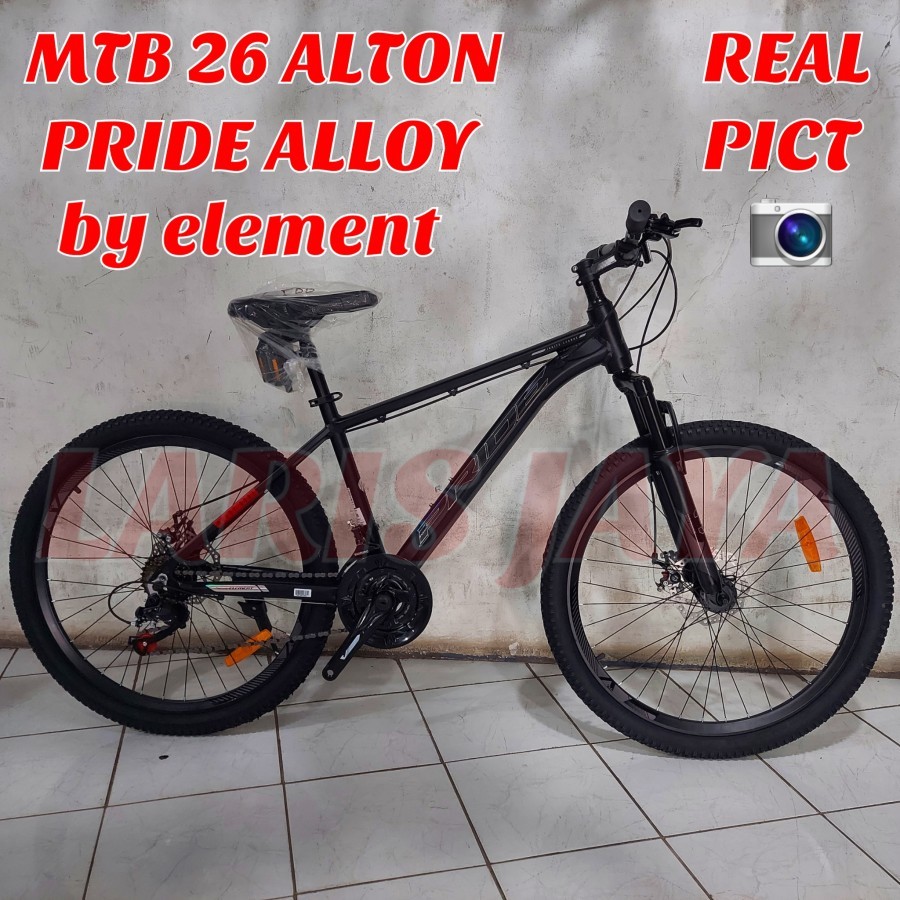 SEPEDA GUNUNG ELEMENT ALTON PRIDE 26 INCH FRAME ALLOY MTB 26" ELEMENT
