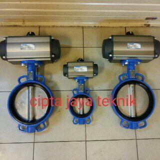 butterfly valve pneumatic actuator 1 1/2" inch