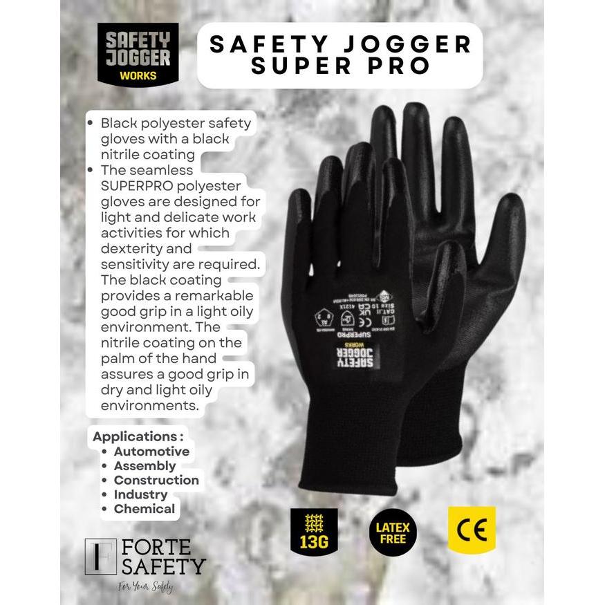 Stok Baru Safety Jogger SUPERPRO safety gloves
