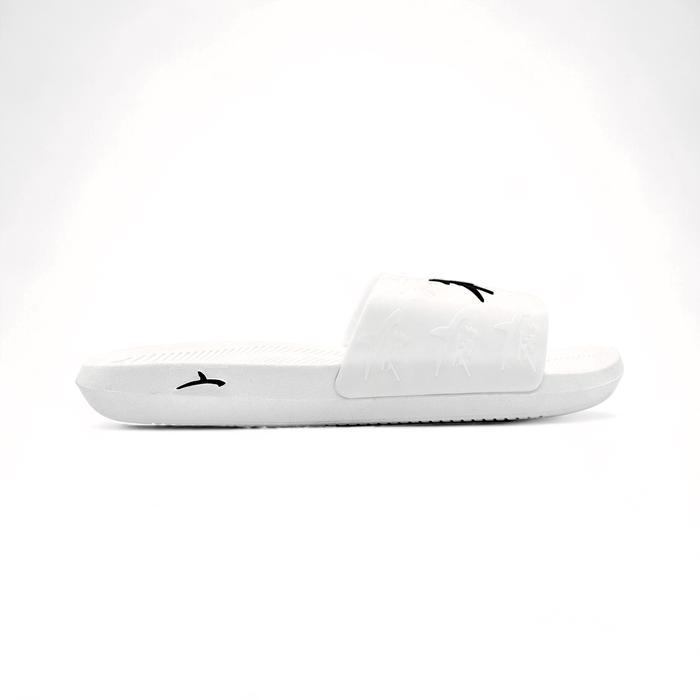 Aerostreet - Sandal Karet Slide Pria Wanita Perempuan Laki Unisex Casual Original - Arctic White