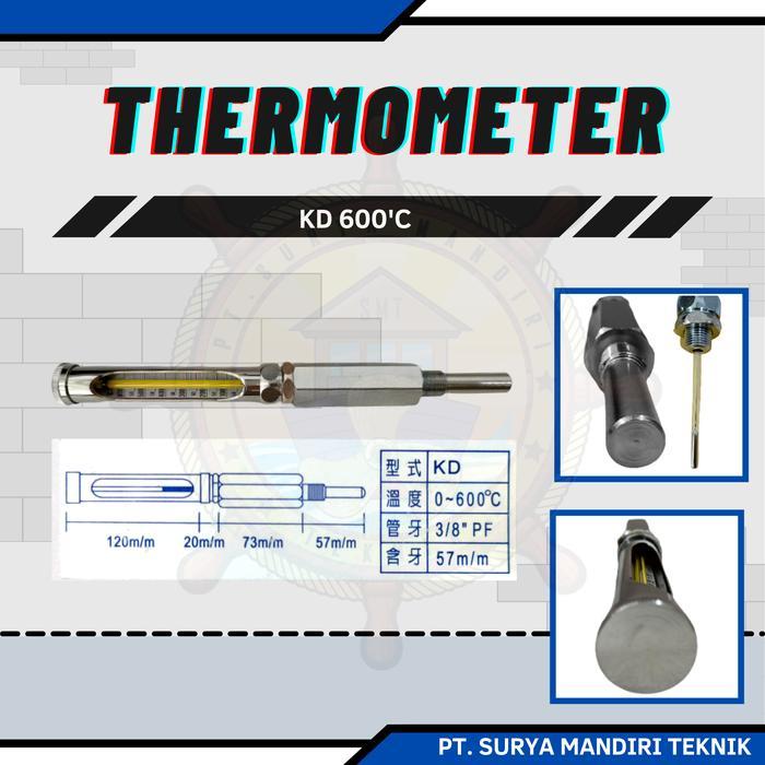 THERMOMETER EXHAUST MANIFOLD KD600 0-600C