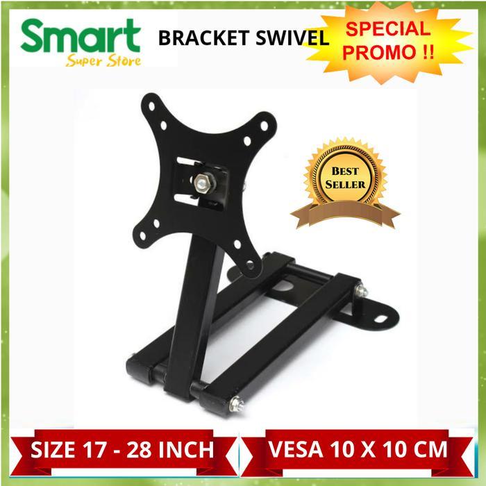 Bracket Tv Swivel For 19-22-24-26-28 Inchi