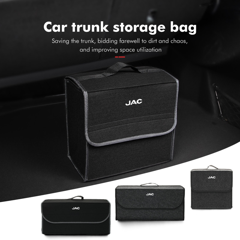 Car Trunk Folding Organizer Storage Bag Stowing Tidying Box For JAC Vapour Refine J3 J2 S5 A5 J5 J6 
