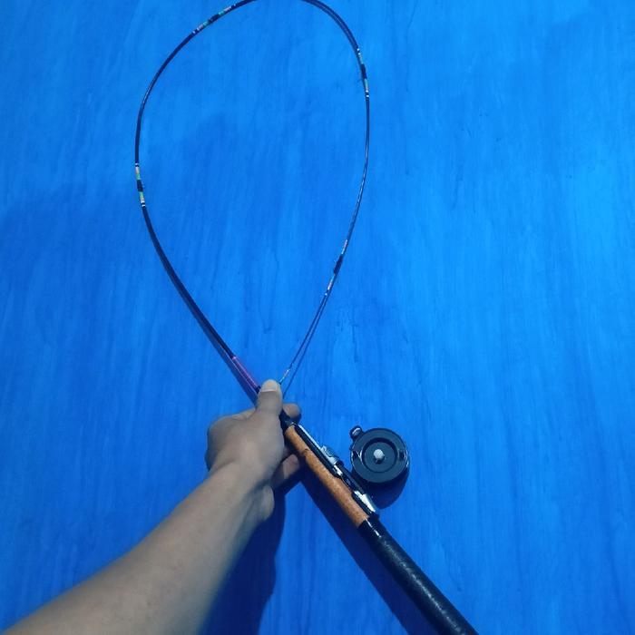 Joran set fiber solid golden pro 150cm