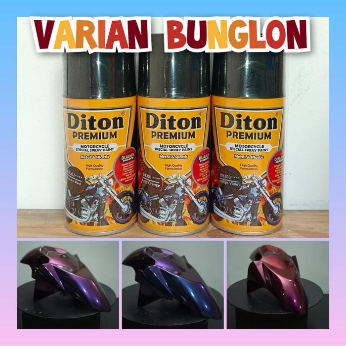 Pilok Pilox Pylox Diton Premium Bunglon Chameleon 3D Paint Diton Premium Bunglon Db 301 Kelly Orange