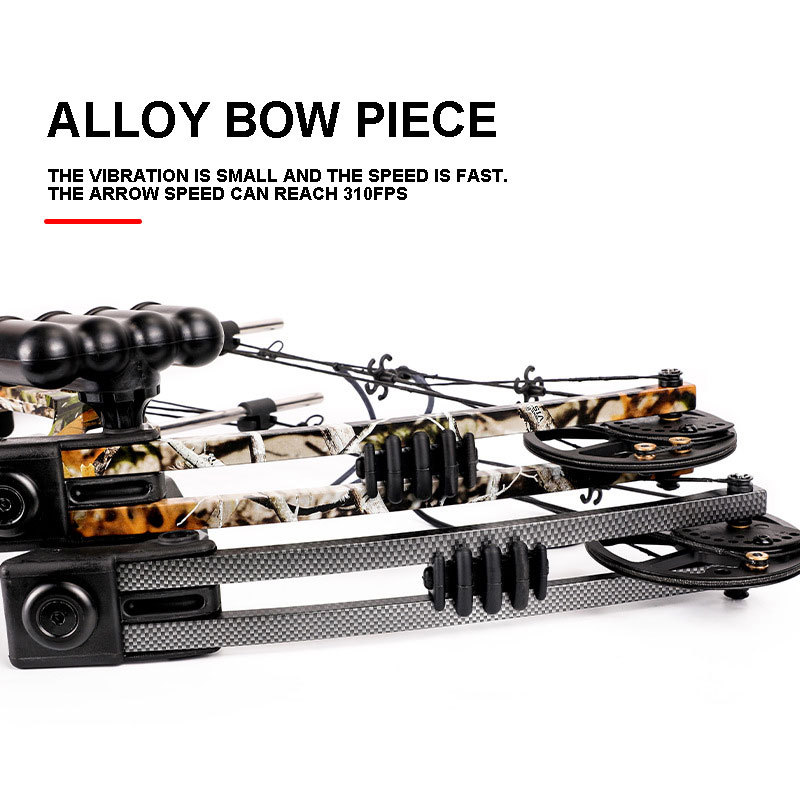 JUNXING M120 Compound Bow 20-70 Lbs Bow Set Adjustable Draw Weight with Accessories for Outdoor