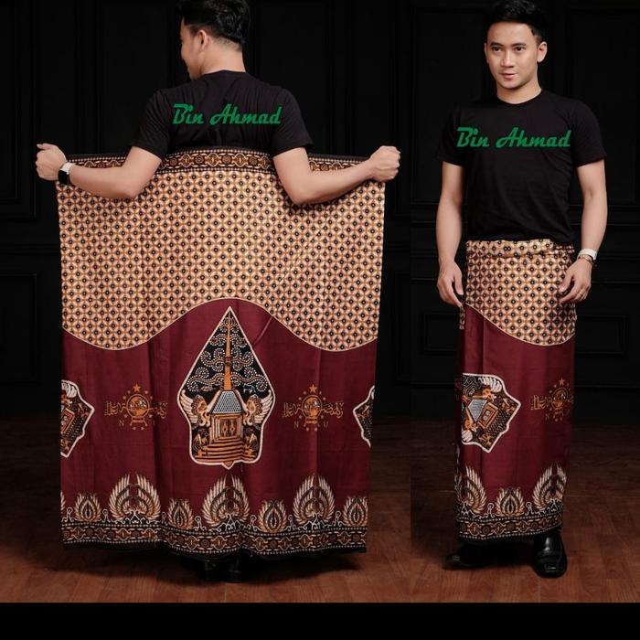 ASLI sarung batik-sarung batik NU-sarung batik terompah nabi-sarung NU READY STOCK