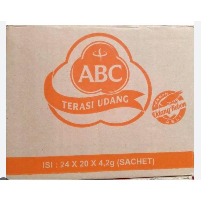 ABC TERASI UDANG SACHET DUS 24 X 20 X 4,2G / ABC SAMBAL TERASI UDANG