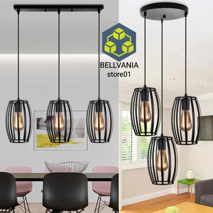 Lampu Hias Gantung Minimalis Dekorasi Rumah Kafe Kantor Lampu Hias modern Bulat