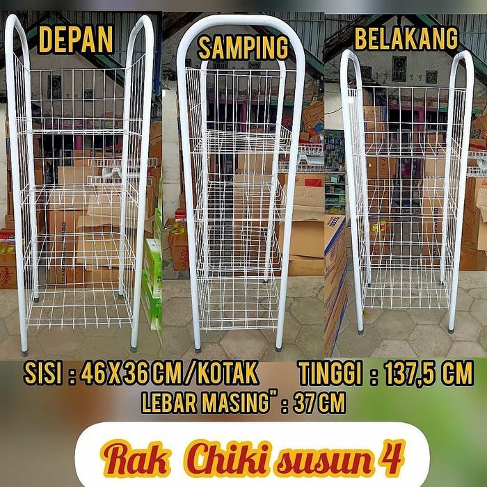 Rak Ciki 4 Susun / Rak Serbaguna