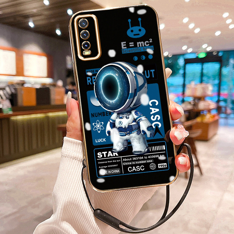 Casing Hp Untuk VIVO Y20 Y20s Y20i Y12A Y20S M Y20S D Y20S G Y11s Y30G Case Casing pola astronot Ces