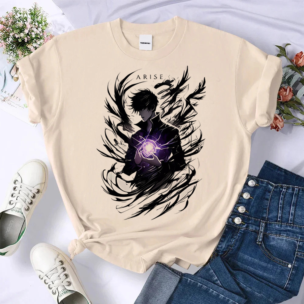 Solo Leveling Shirt Teen Classic Korean Clothes 2000S Colorful T Shirt Unrsity Digital 2000S