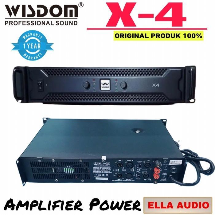 Power amplifier Wisdom X4 ampli wisdom x4 Original