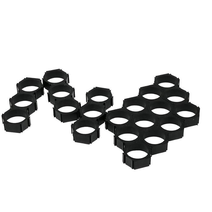 1pcs Plastik Baterai Holder Breket Bracket Untuk Rakit baterai Batttery 21700 Bentuk Sarang lebah