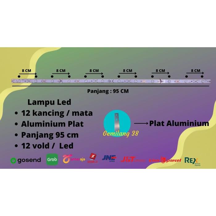 Lampu LED Backlight 12V LED Strip Backlight neon box LED Light Bar