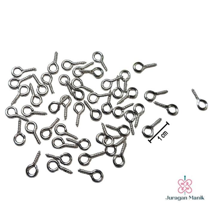 "New" 50pcs SEKRUP ULIR - PAKU 9 ULIR - SKRUP CLAY RESIN - PAKU SEKRUP CLAY