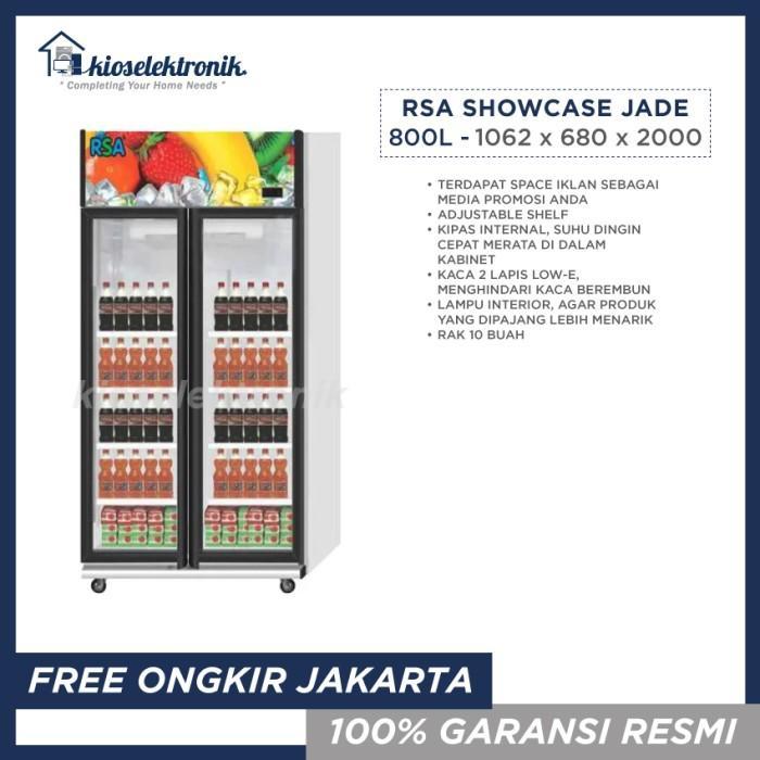 RSA Showcase JADE - Display Cooler 2 doors 800Liter