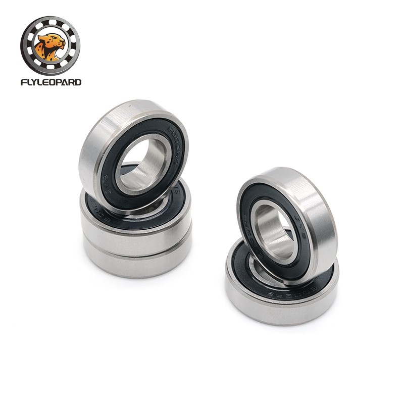 2PCS 6200RS Ceramic Bearing Double Rubber Sealing Cover Hybrid Ceramic Bearing 6200-2RS 10*30*9 mm