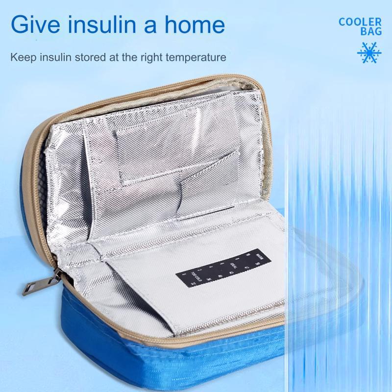 Terbaru Medical Portable Insulin Cooler Bag Insulin Refrigerator Pack Insulated Diabetic Insulin Tra