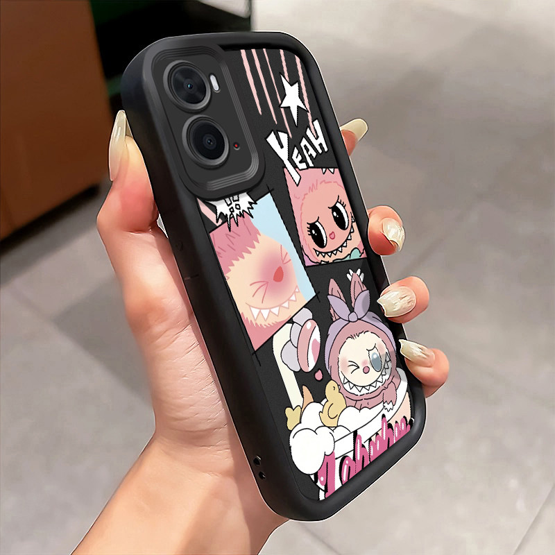 Casing Hp Untuk OPPO A36 OPPO A76 OPPO A96 Case Boneka pink mandi Kasing silikon Anti Bentur Cesing 