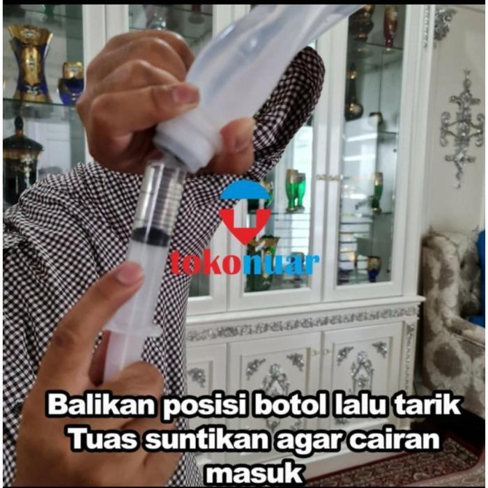 JTTOP" PAKET HEMAT CUCI HIDUNG DENGAN NACL 0,9% 500ML - (REKOMENDASI) - + TRANSOFIX