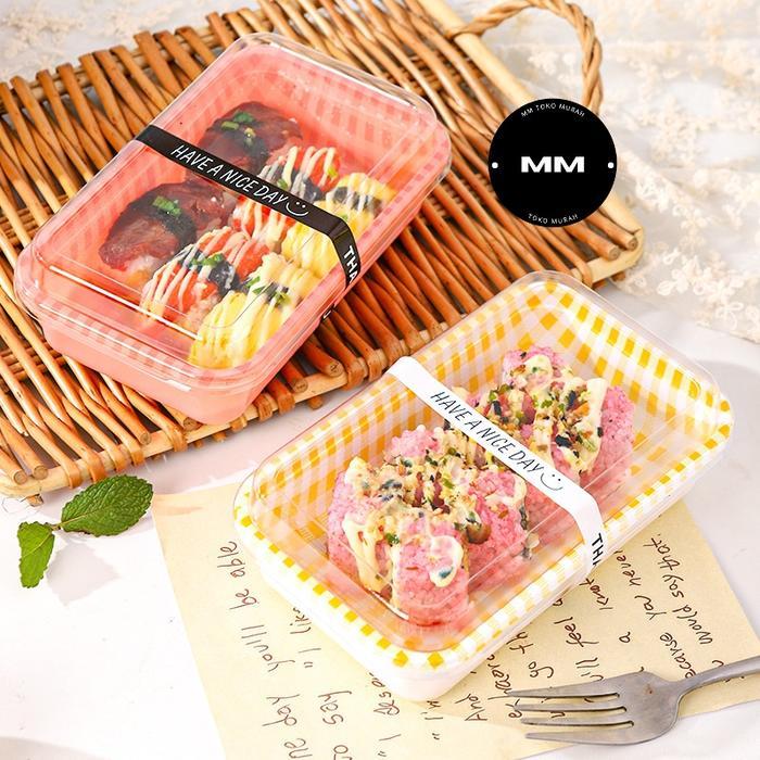 10pcs KOREAN dessert box kotak mika kue dessert box cake tiramisu box