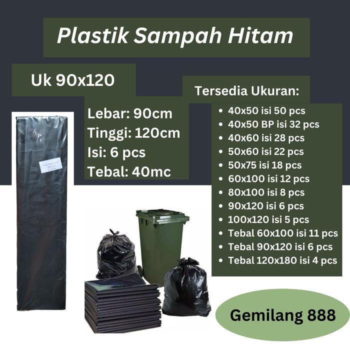 TRASH BAG 90x120, plastik sampah, kantong sampah, polibag, polybag