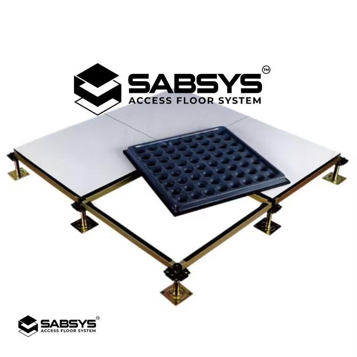 Raised floor steel concrete HPL antistatic