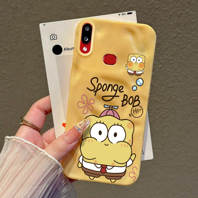 Casing Hp Untuk Samsung A10s M01s Case Casing HP Softcase Silikon ponsel Anti-sidik jari Pola meteor