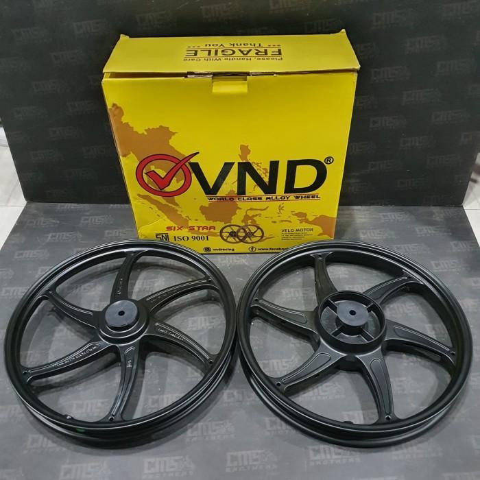 Velg Velek VND Six Star R17 Palang 6 Yamaha Rx King Hitam