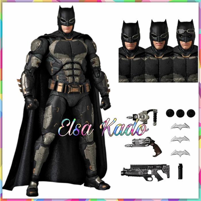 Mafex Batman Tactical Suit Jusctice League Action Figure Dc Comics Diskon 0326