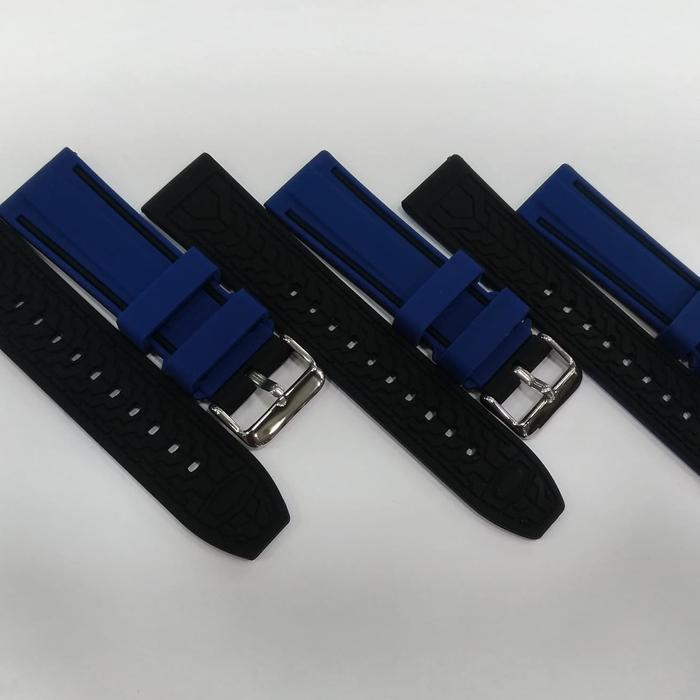 Ready Strap Silicone Rubber untuk Seiko Orient AC Expedition Fossil C Force