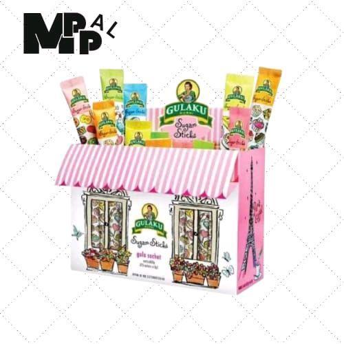 Gulaku Sugar Sticks 75 Sachets @8Gr Stik Gula ( Paris )