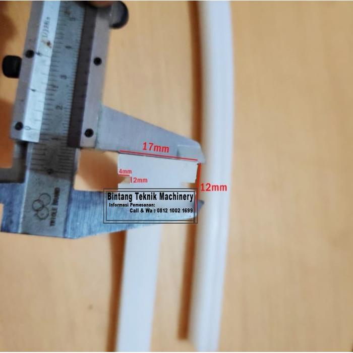 Karet Silicone Strip Pedal Sealer Bantalan Mesin Press Plastik