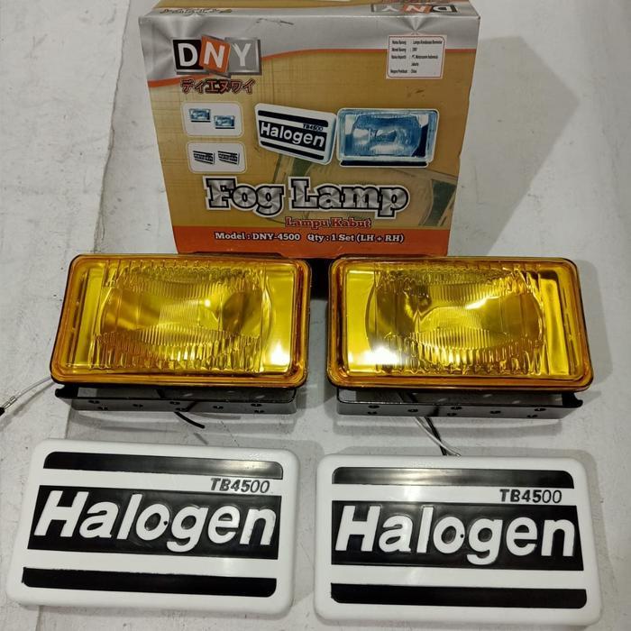 Lampu Sorot / Lampu Tembak / Fog Lamp Halogen 24V 100W H3 Kotak Kuning Pasti Promo