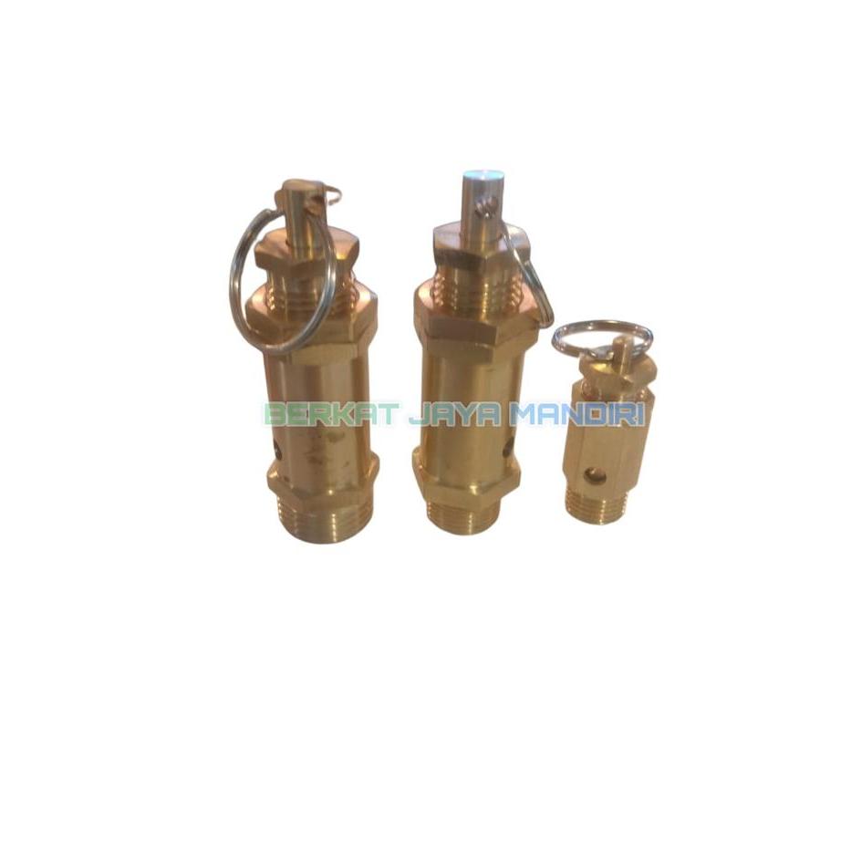 SAFETY VALVE KUNINGAN 1/4" INCH