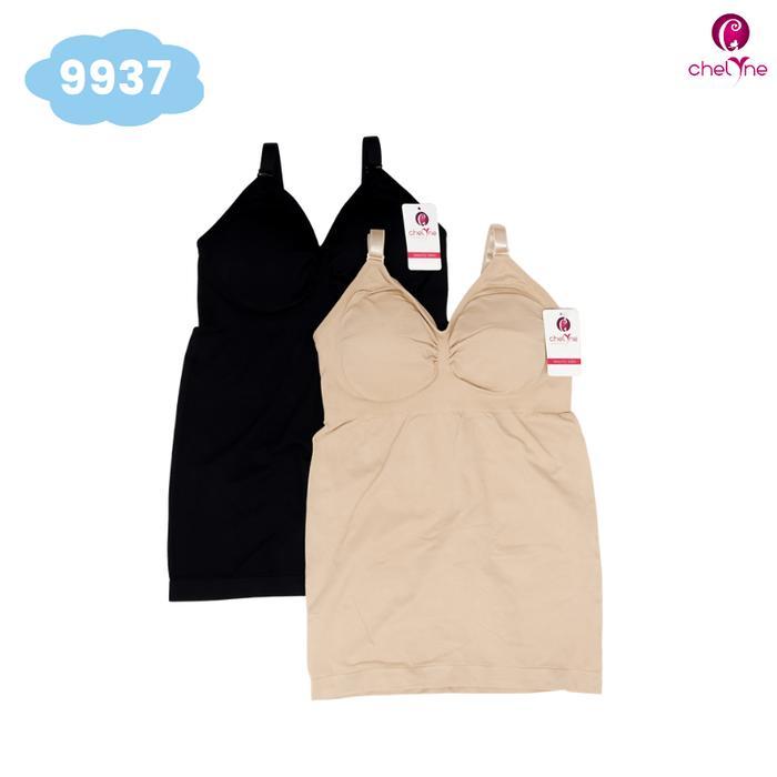 Chelyne Atasan Daleman Busa 9937 Camisole Tanktop Bahan Rajut Seamless Big Size
