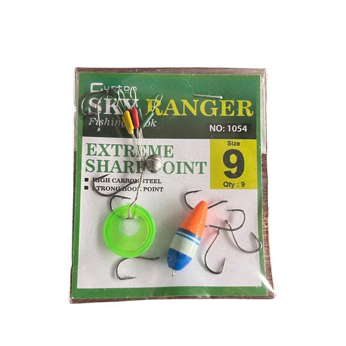 Rangkaian Set Pancingan Lengkap Kail Stopper Timah Pelampung