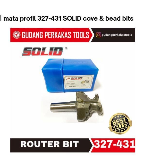 Mata Profil Kayu 327-431 Solid Cove Bead Bits Bit Mata Router Mata Profil 327-421