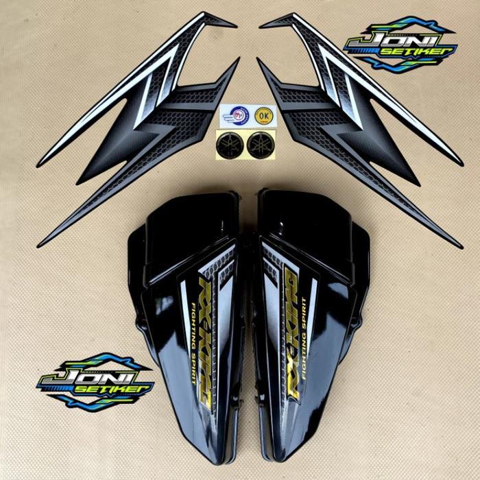 Cover Bok Aki Rx King Hitam Fullset Striping Hitam 2004 Tepong Aki Rx King Hitam Bok Aki Rx King