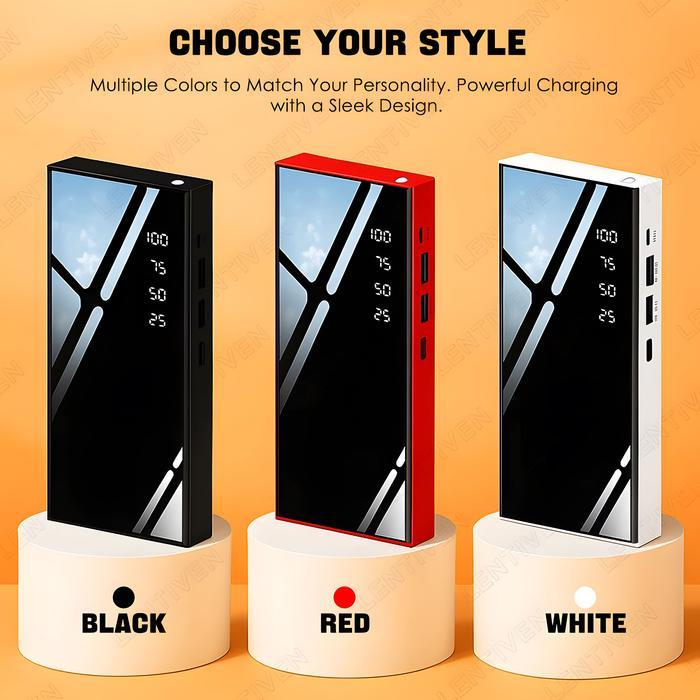 PUNING LENTIVEN Power Bank 50000mah Fast Charging Powerbank Baterai