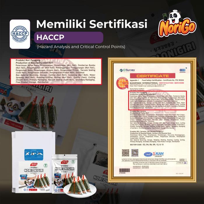 Nori Onigiri Nori Wrapper Onigiri / Sushi Nori 100 Lembar Terbaik