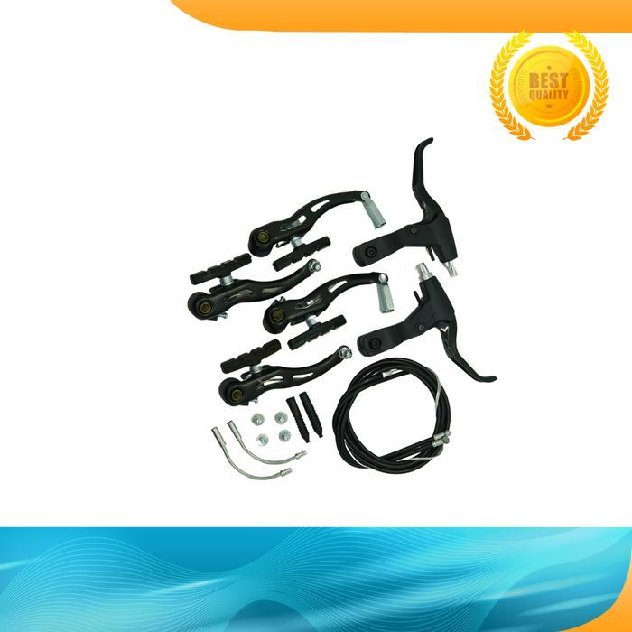 Handle Rem Sepeda Vbrake Atlantis Semi Alloy Warna Hitam Terlaris
