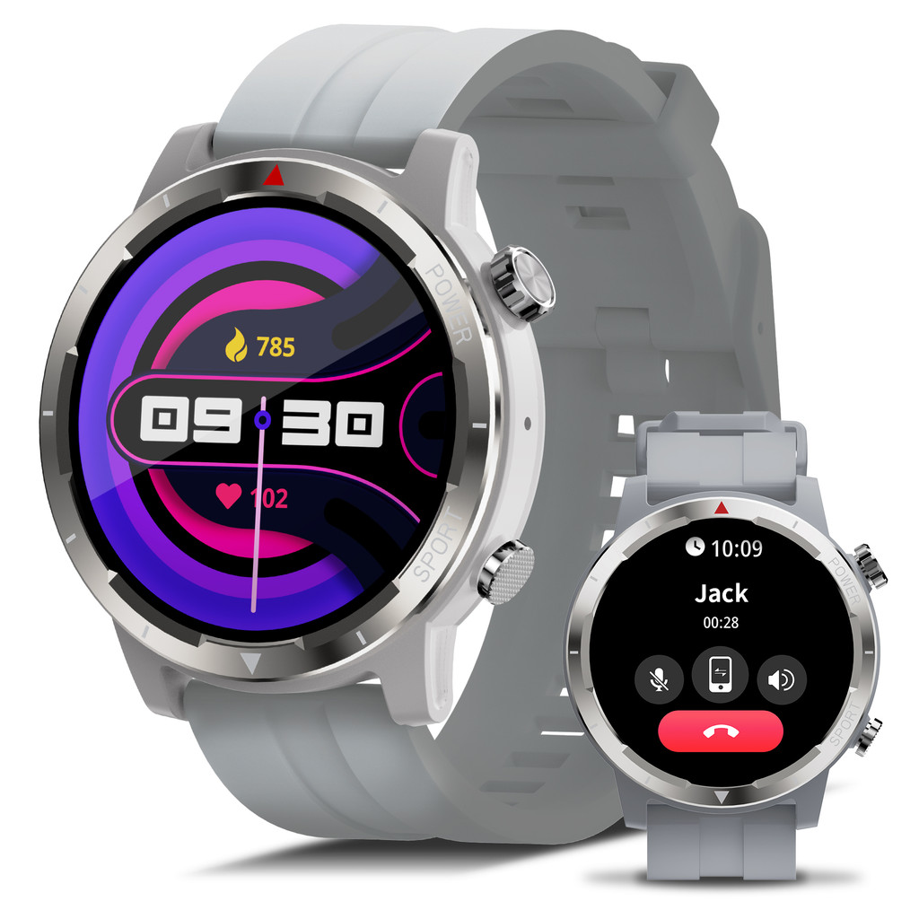 EZON S9 GPS AMOLED Sports Watch, Barometer, Compass, Heart rate/ sleep monitor, IP68 Waterproof,