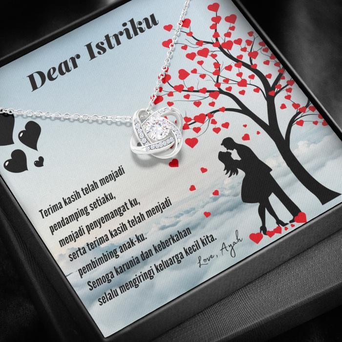 terlaris, best seller Kado Pernikahan Hadiah Ulang Tahun untuk Istri [T12] Kalung Perempuan Awet