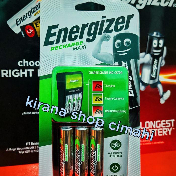 Casan Baterai Energizer Aa/A3 Energizer Recharge Maxi / Casan + Batre